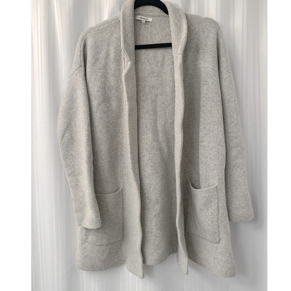Madewell Gray Spencer Sweater Coat - Picture 4 of 6